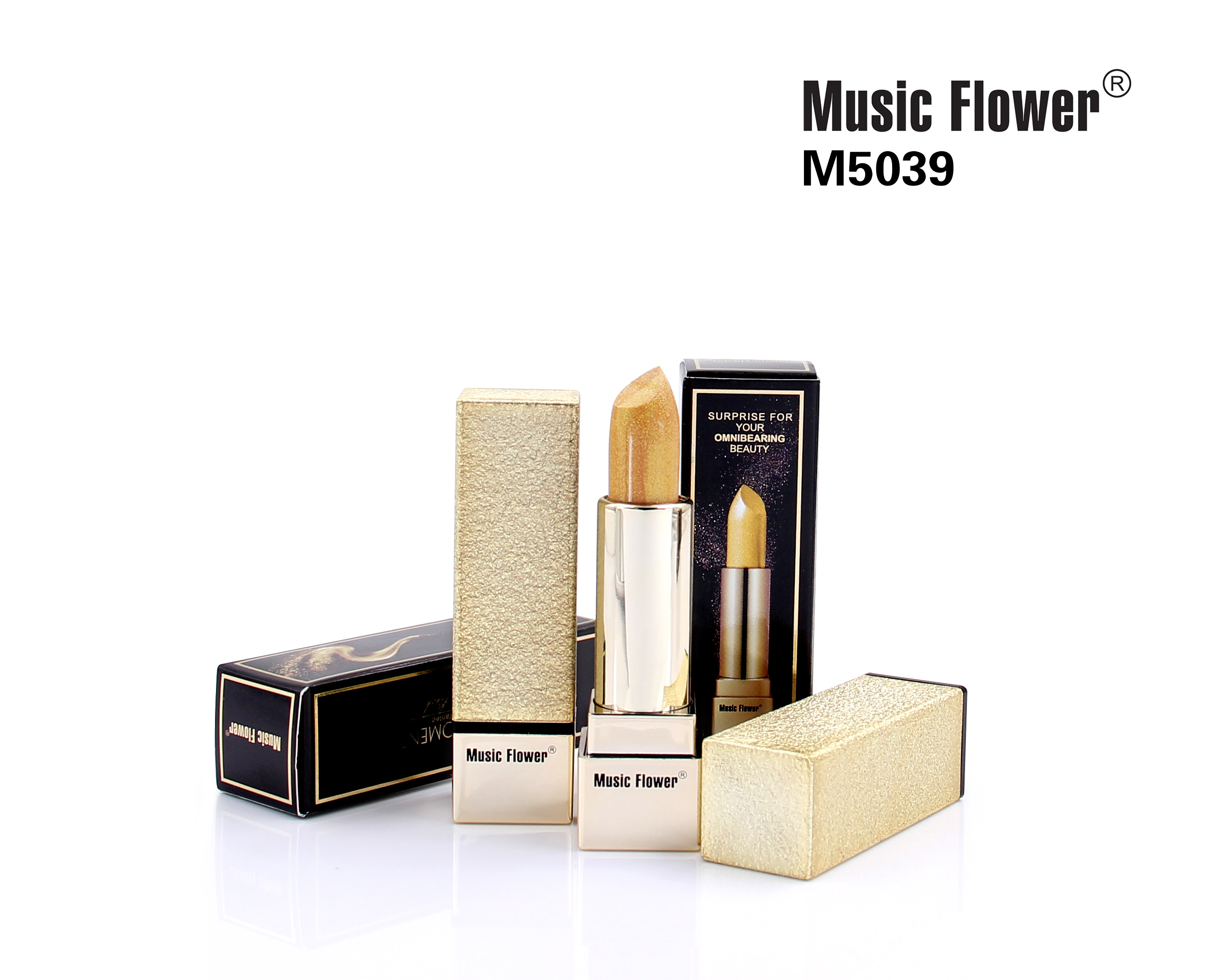 音樂花 溜金口紅 #5039